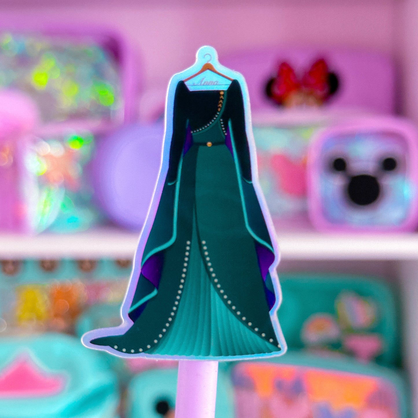 Waterproof Sticker - (Frozen) Princess Dress