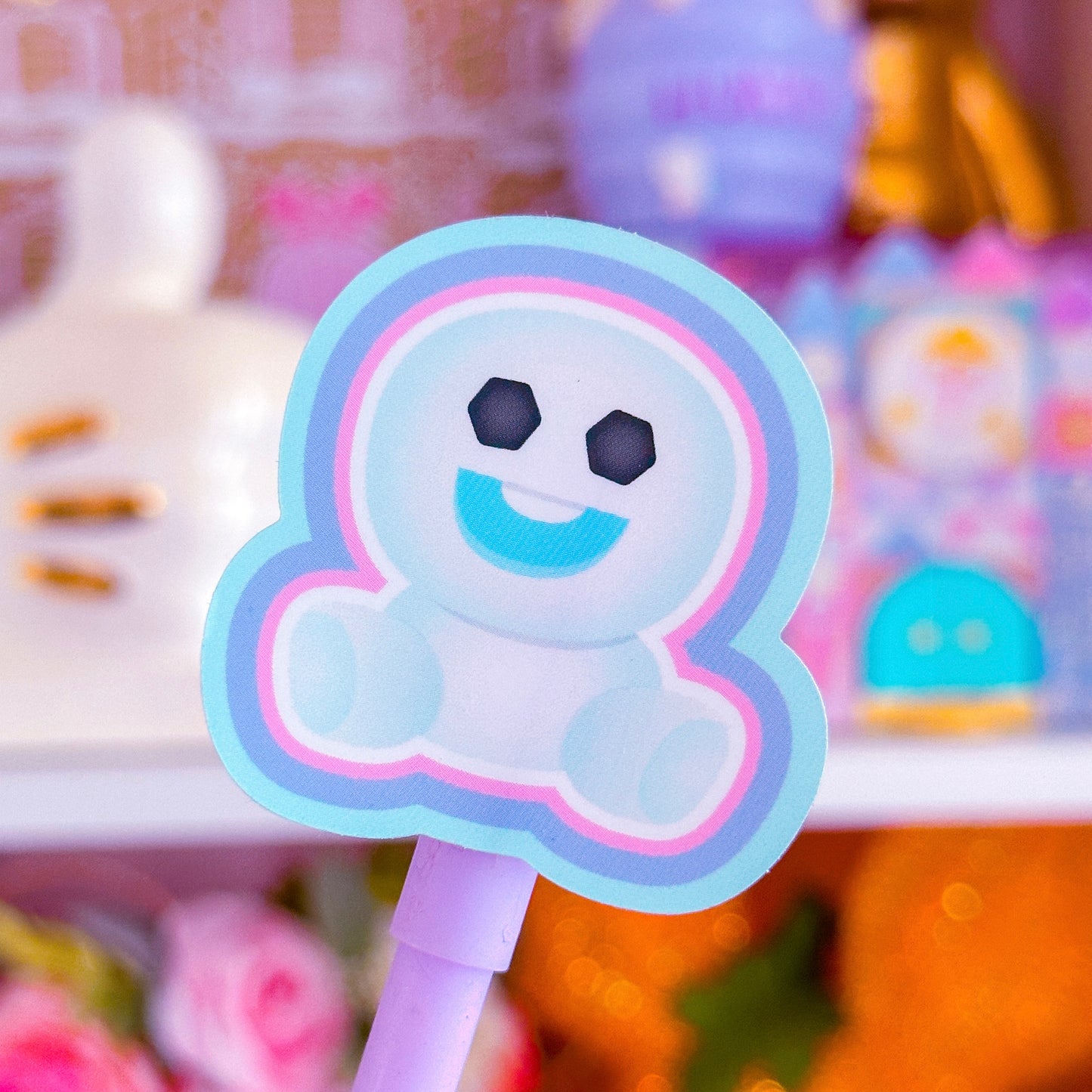 Waterproof Sticker - (Frozen) Snowgie