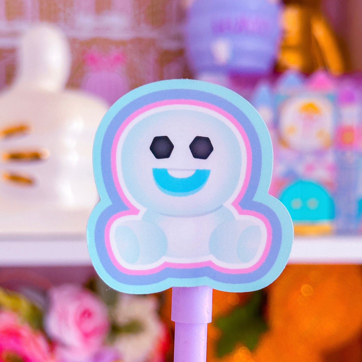 Waterproof Sticker - (Frozen) Snowgie