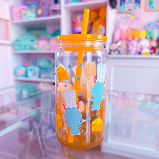 16 oz Ombre Jelly Plastic Cup - Mouse Chef