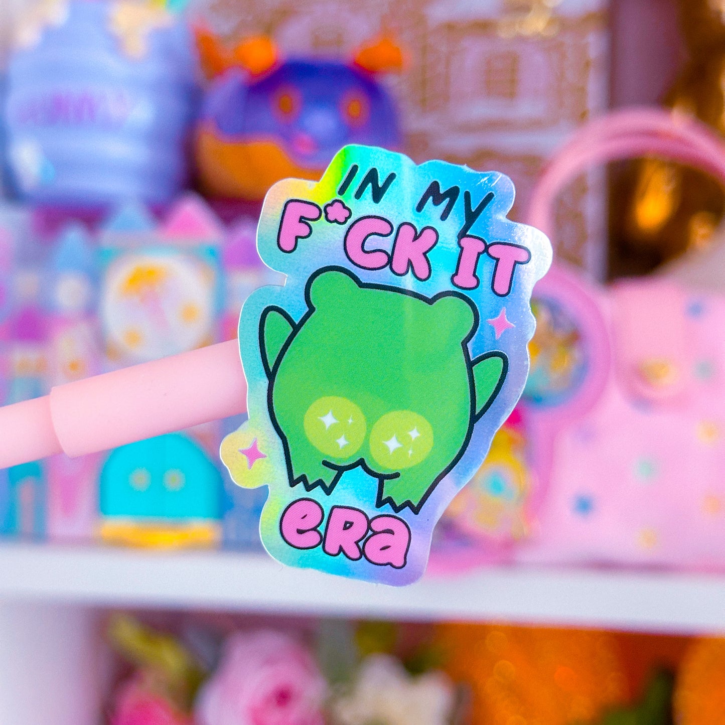 Waterproof Sticker - F*ck It Era FROGGY