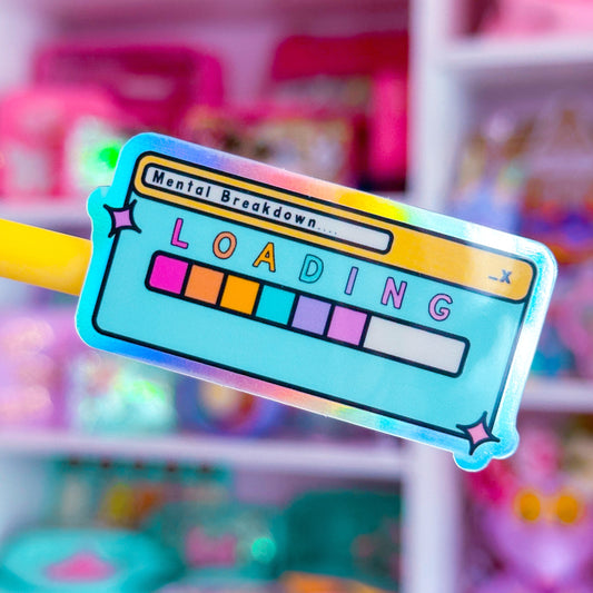 Waterproof Sticker - Mental Breakdown LOADING...