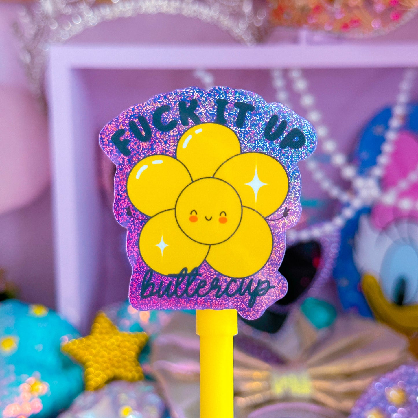 Waterproof Sticker - F*ck It Up, Buttercup