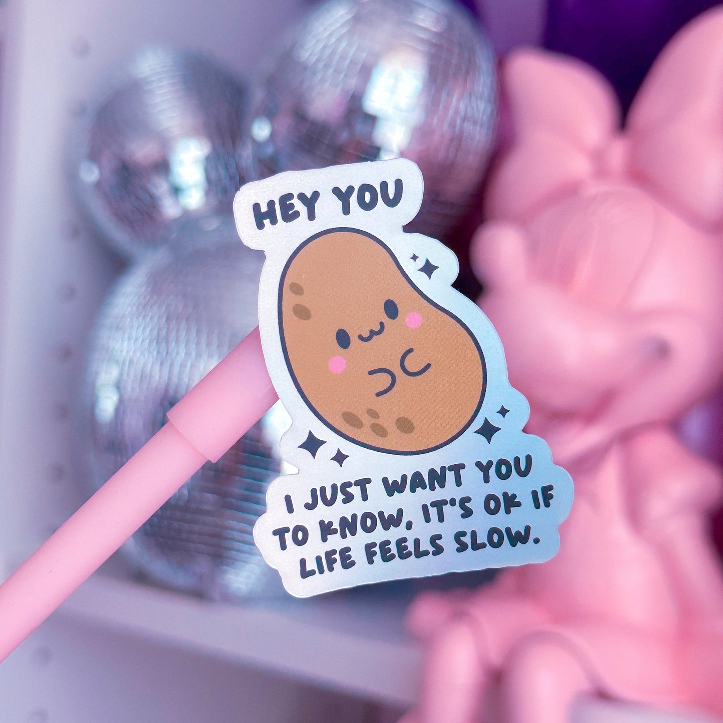 Waterproof Sticker - Slow Potato