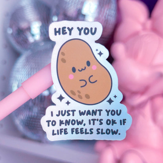 Waterproof Sticker - Slow Potato