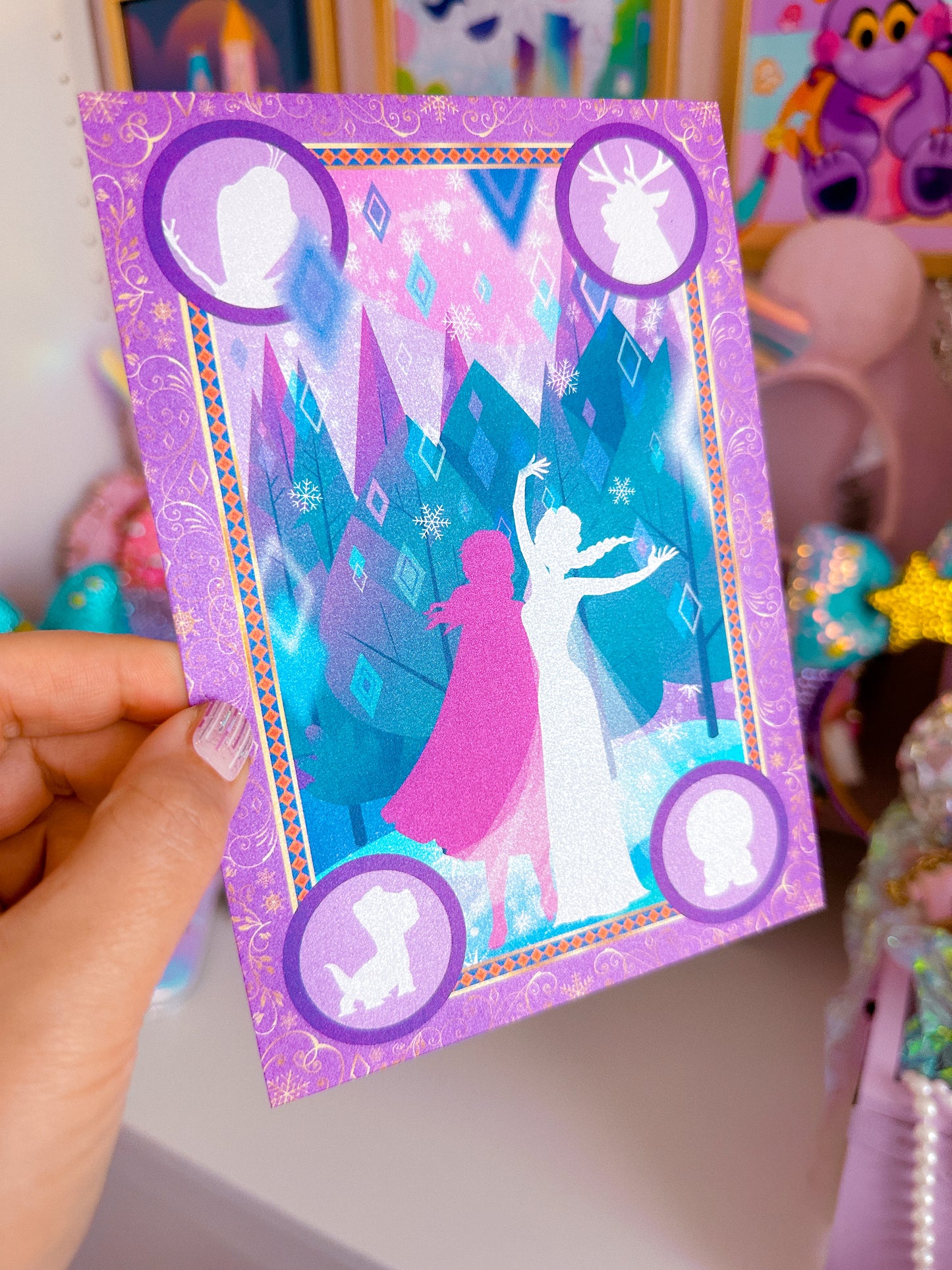 5x7 Pearlescent Art Card - Storybook Cover (Frozen)