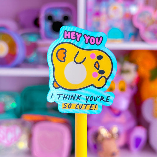 Waterproof Sticker - SO CUTE Ducky