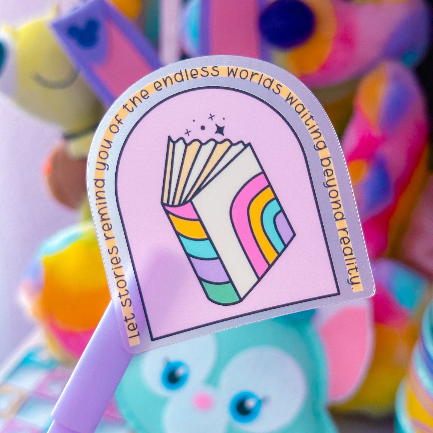 Waterproof Sticker - Beyond Reality BOOKISH