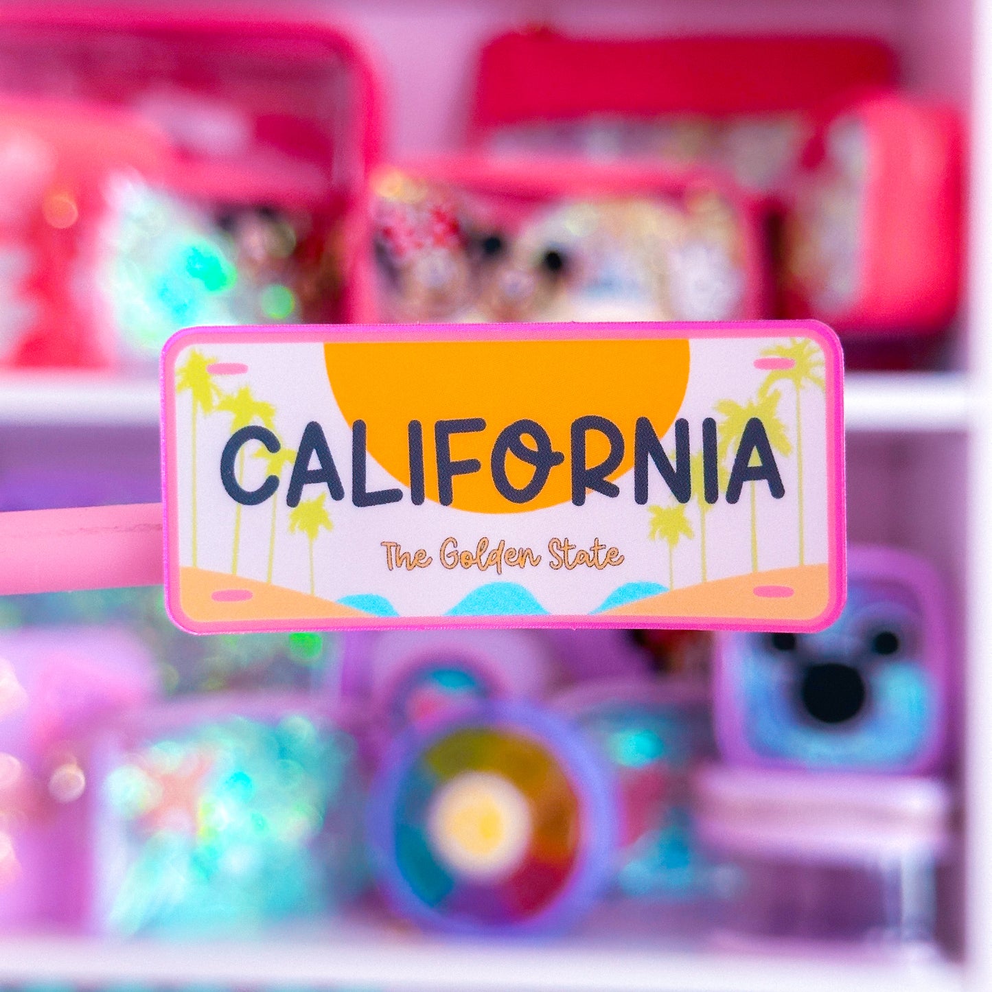 Waterproof Sticker - State License Plates