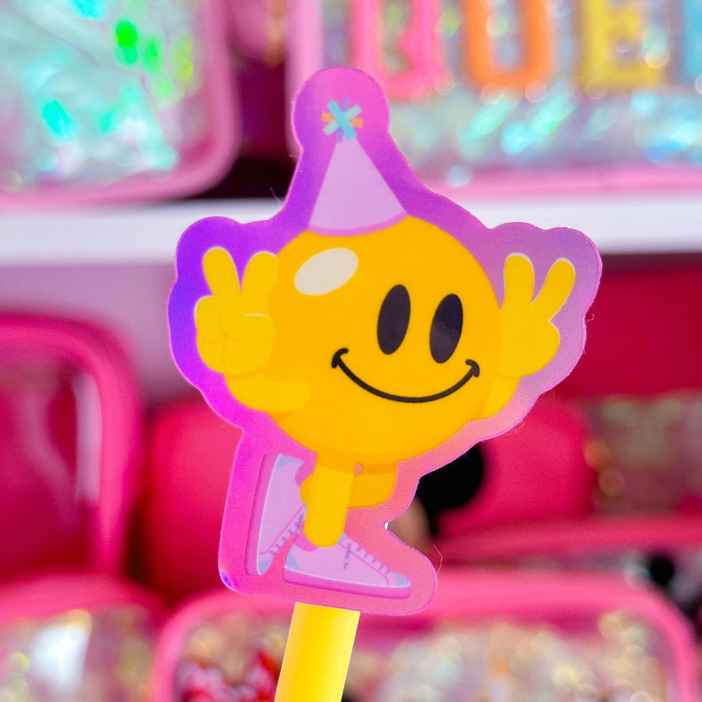 Waterproof Sticker - Birthday Gumball Guy