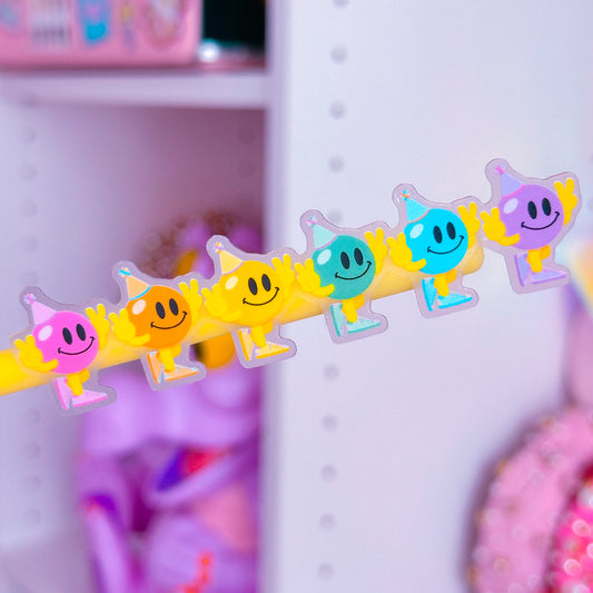 Waterproof Sticker - Birthday Rainbow Gumball Guys