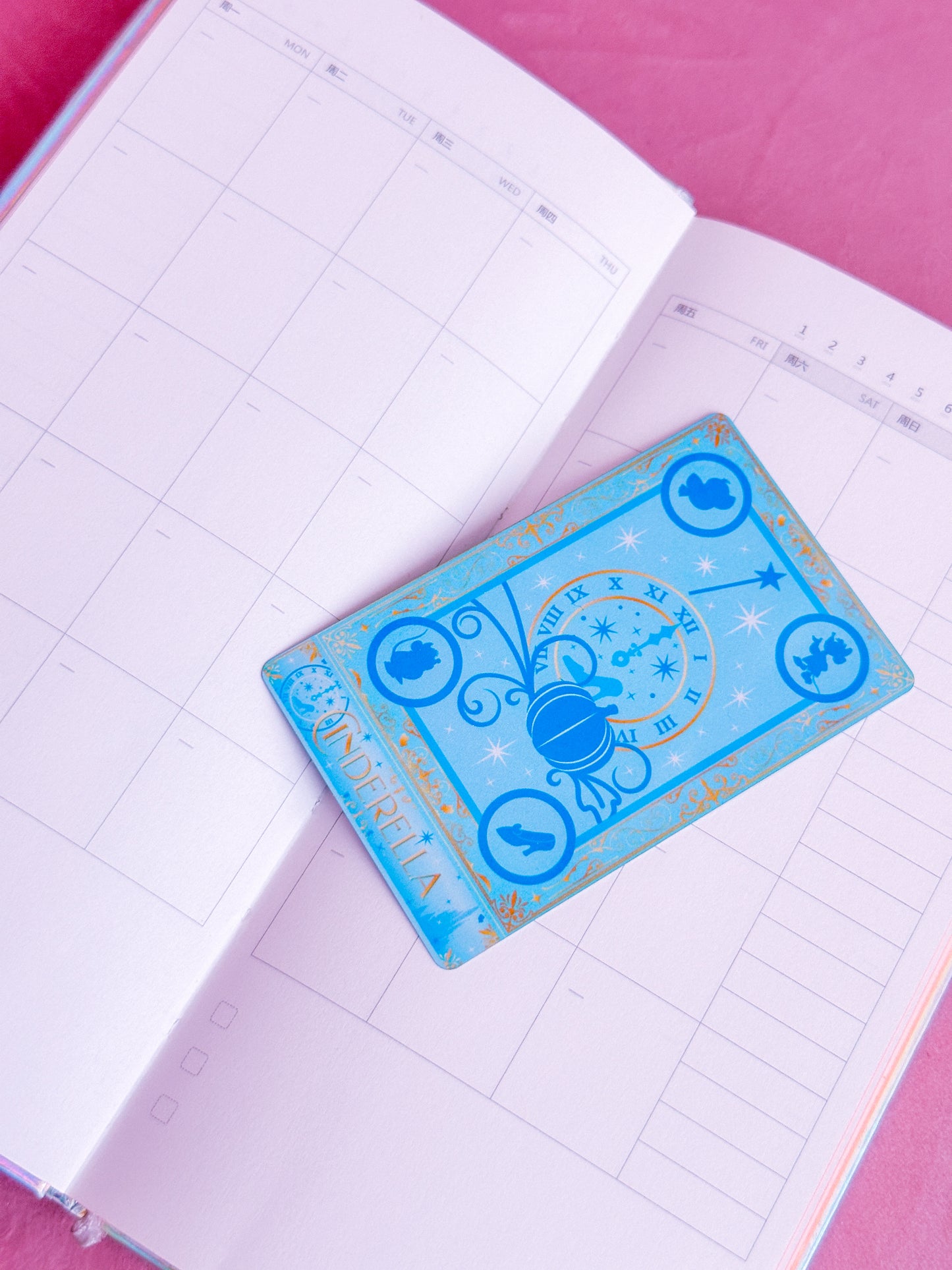 Metal Washi Card - Storybook Cover (Cinderella)