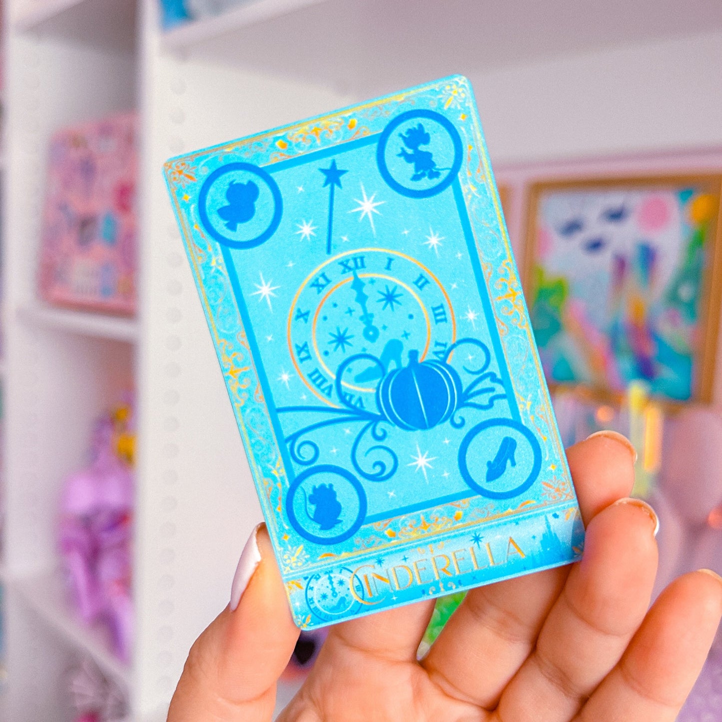 Metal Washi Card - Storybook Cover (Cinderella)