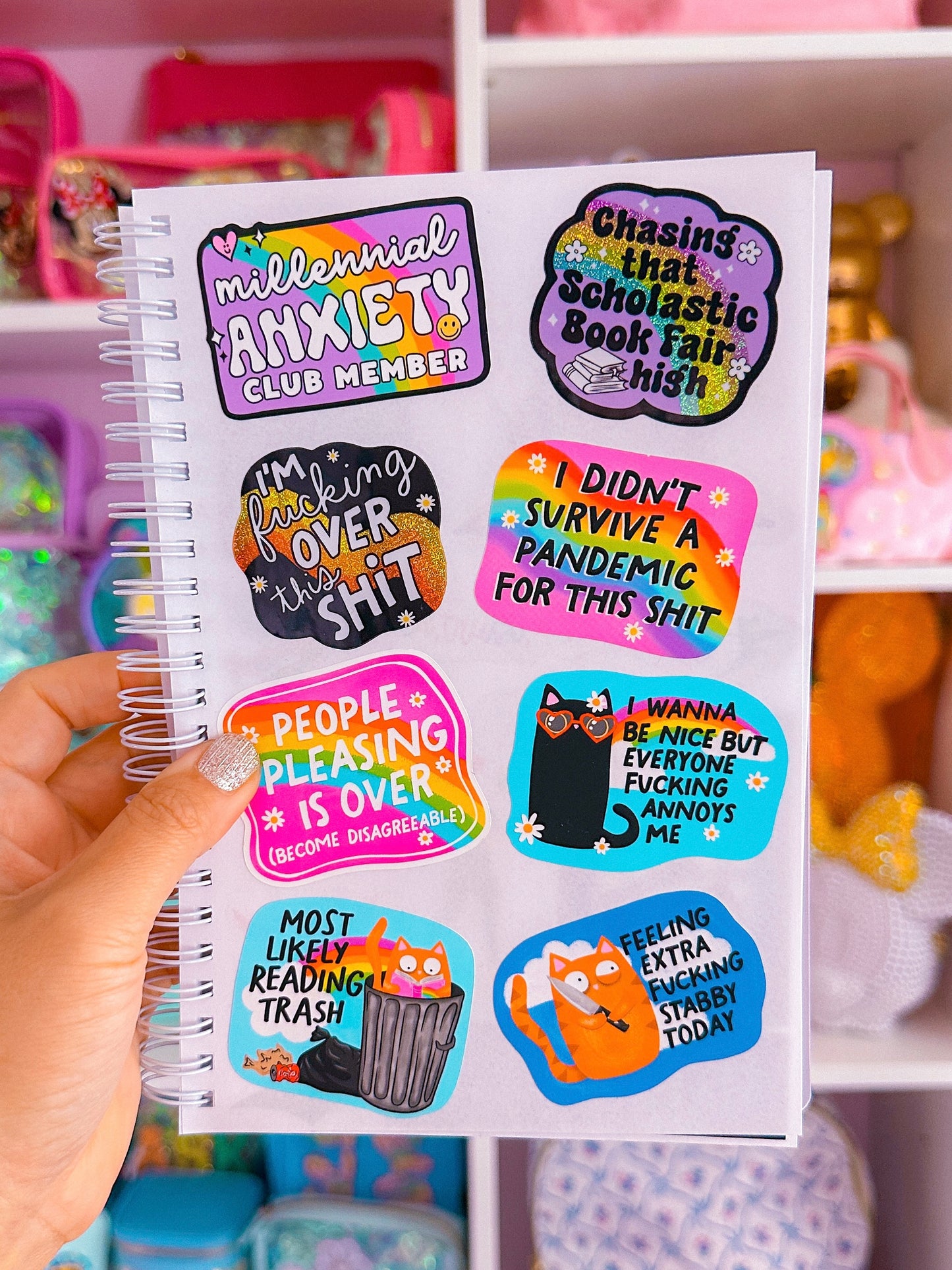 Waterproof Sticker - Over This Shit