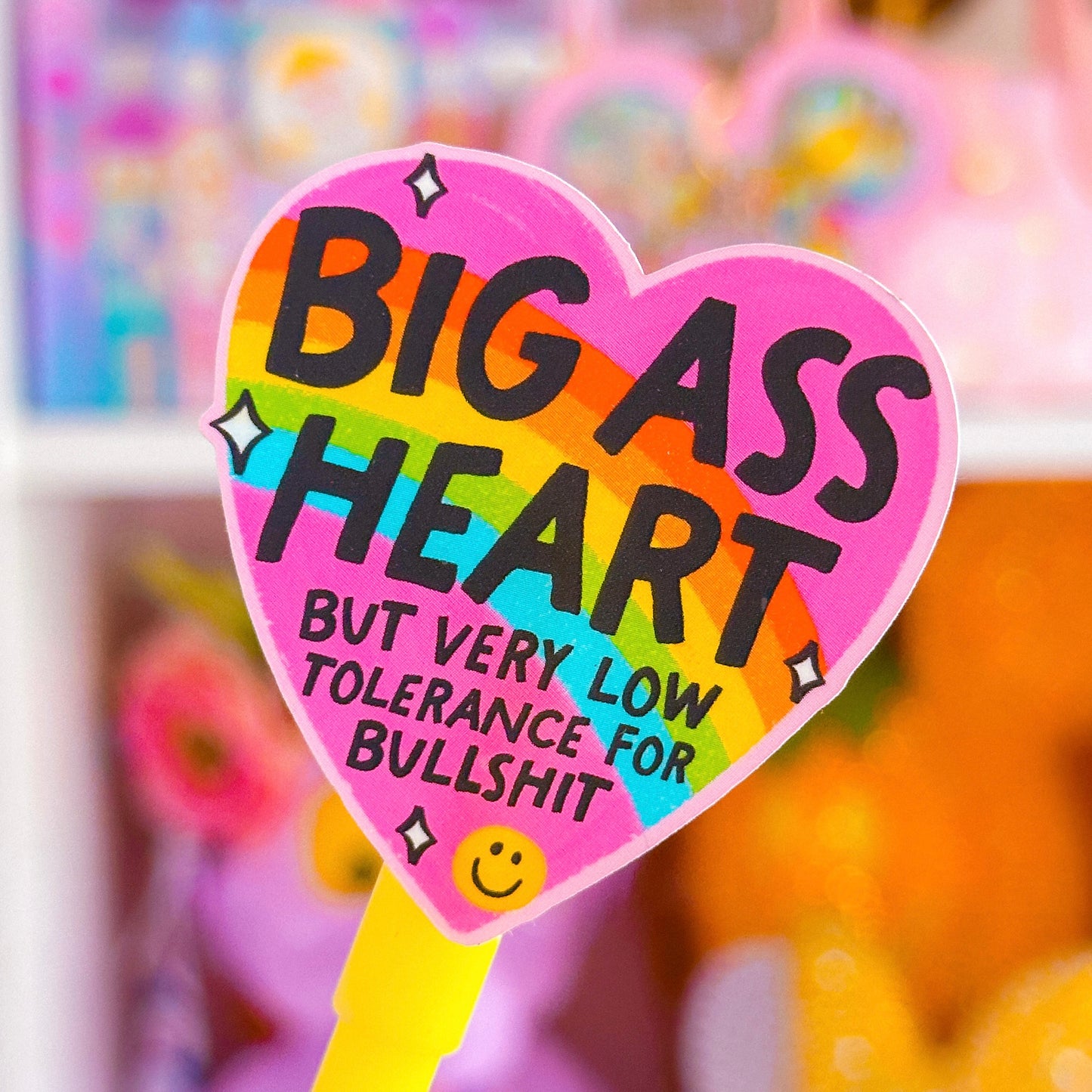 Waterproof Sticker - BIG ASS HEART