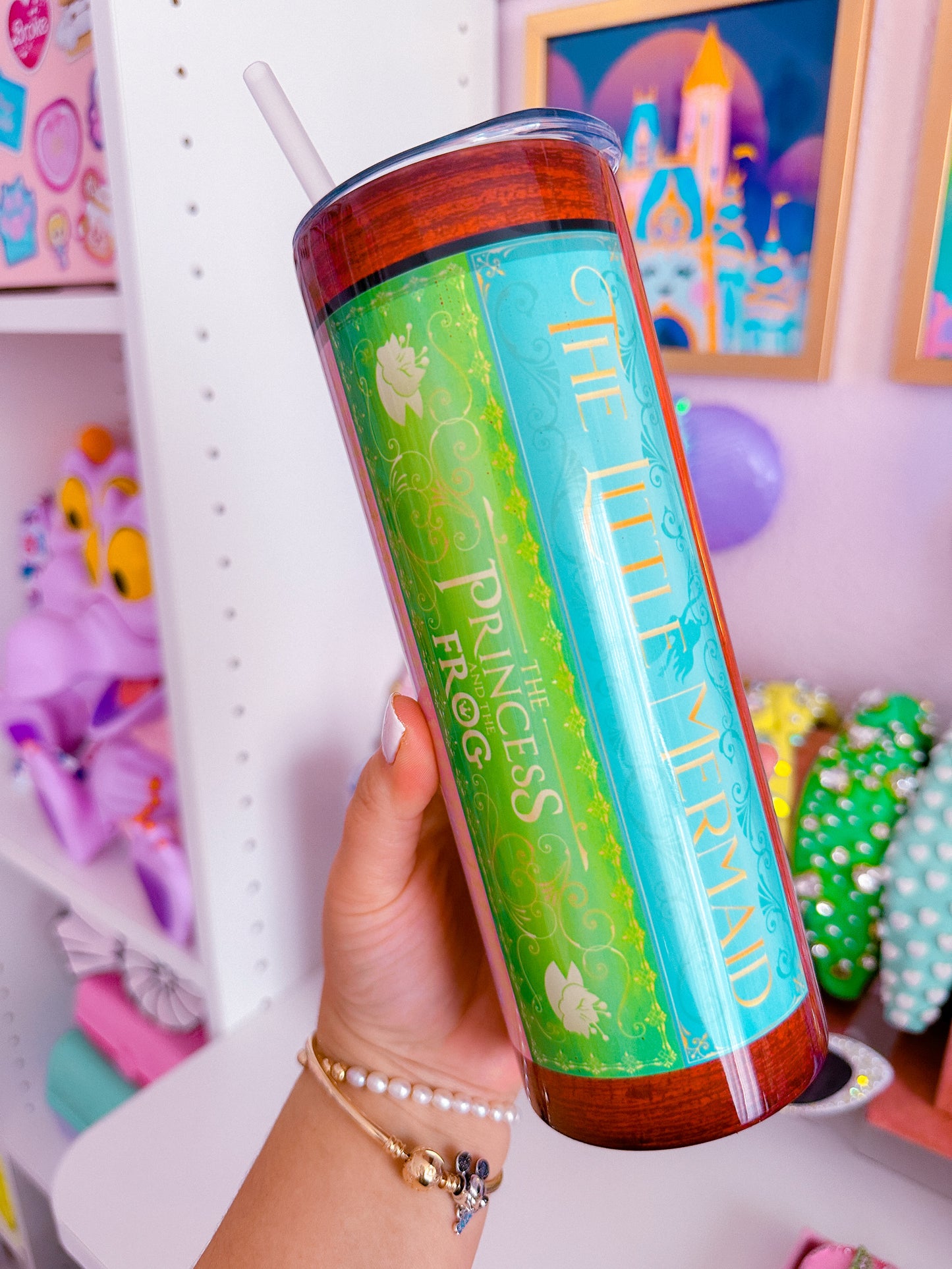 20oz Stainless Steel Skinny Tumbler FULL WRAP - Storybook Covers VOL 1. & VOL. 2