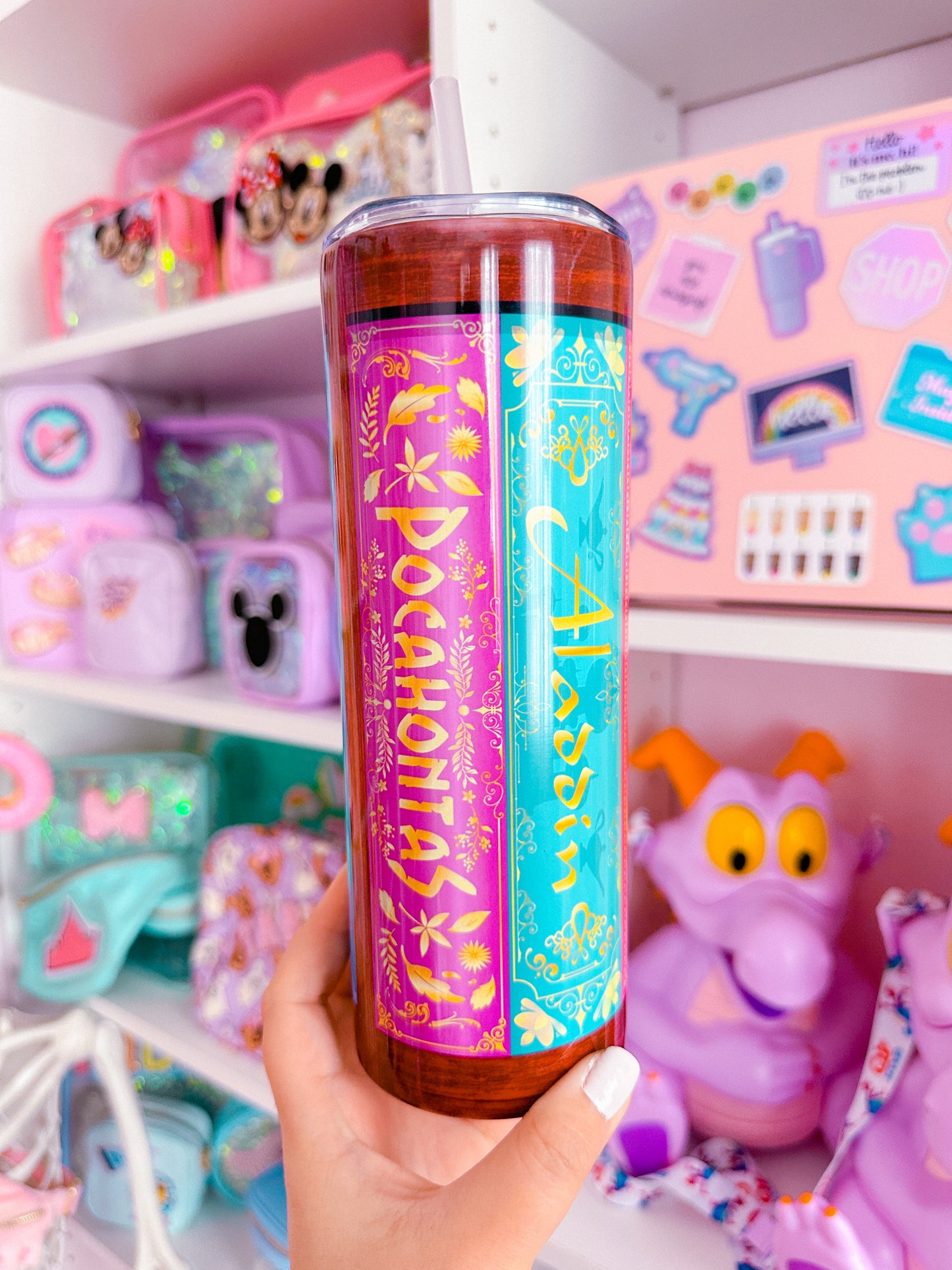 20oz Stainless Steel Skinny Tumbler FULL WRAP - Storybook Covers VOL 1. & VOL. 2