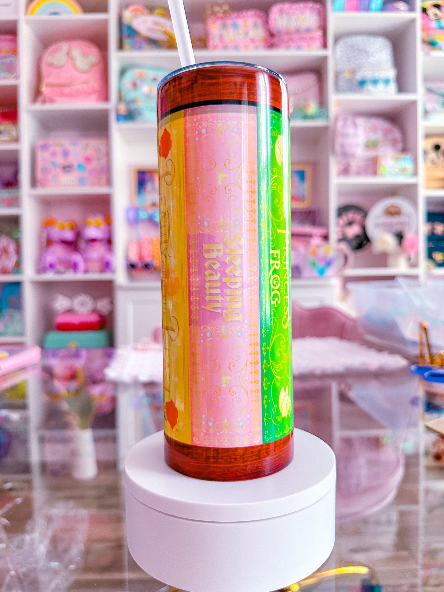 20oz Stainless Steel Skinny Tumbler FULL WRAP - Storybook Covers VOL 1. & VOL. 2