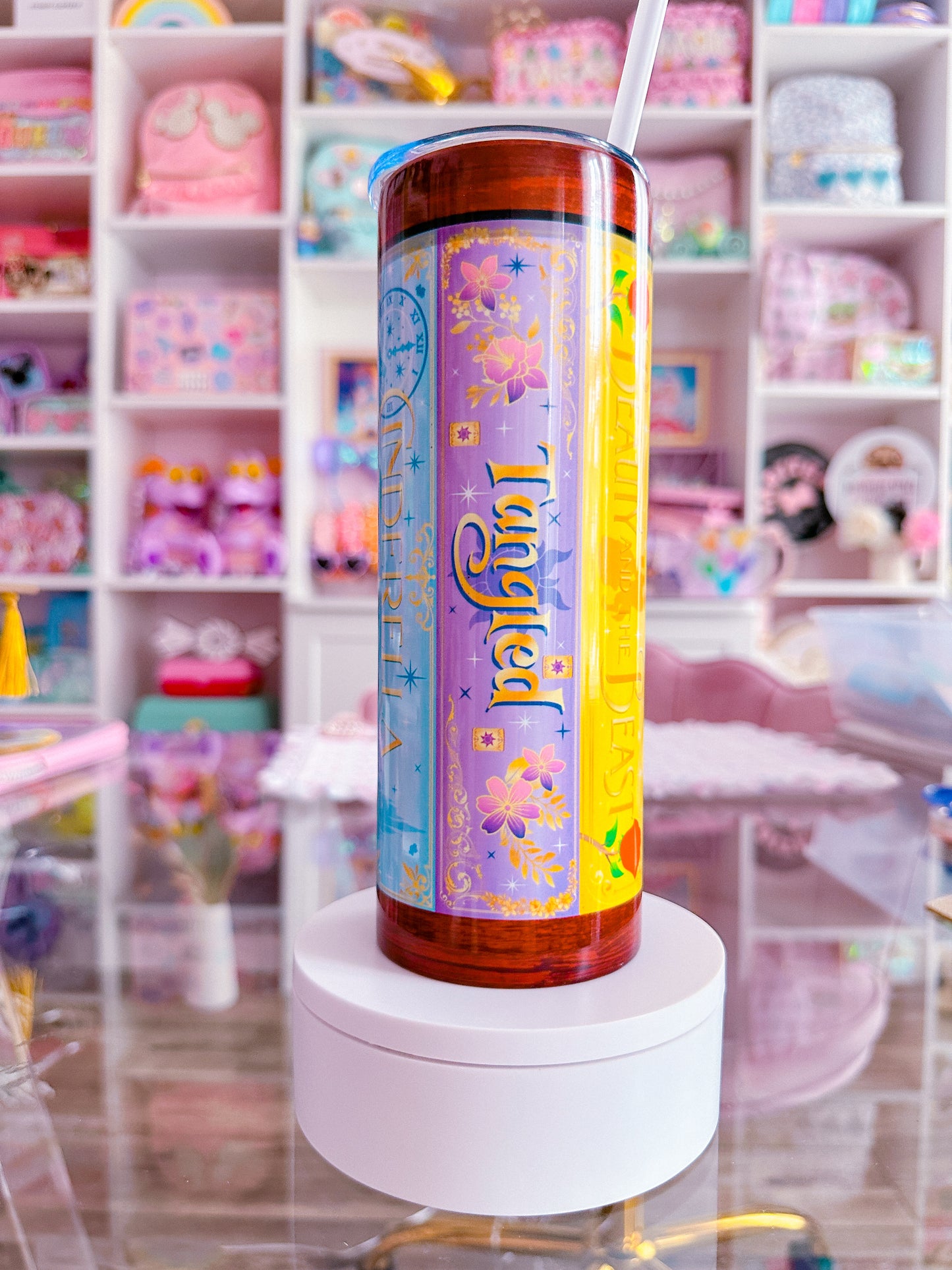 20oz Stainless Steel Skinny Tumbler FULL WRAP - Storybook Covers VOL 1. & VOL. 2