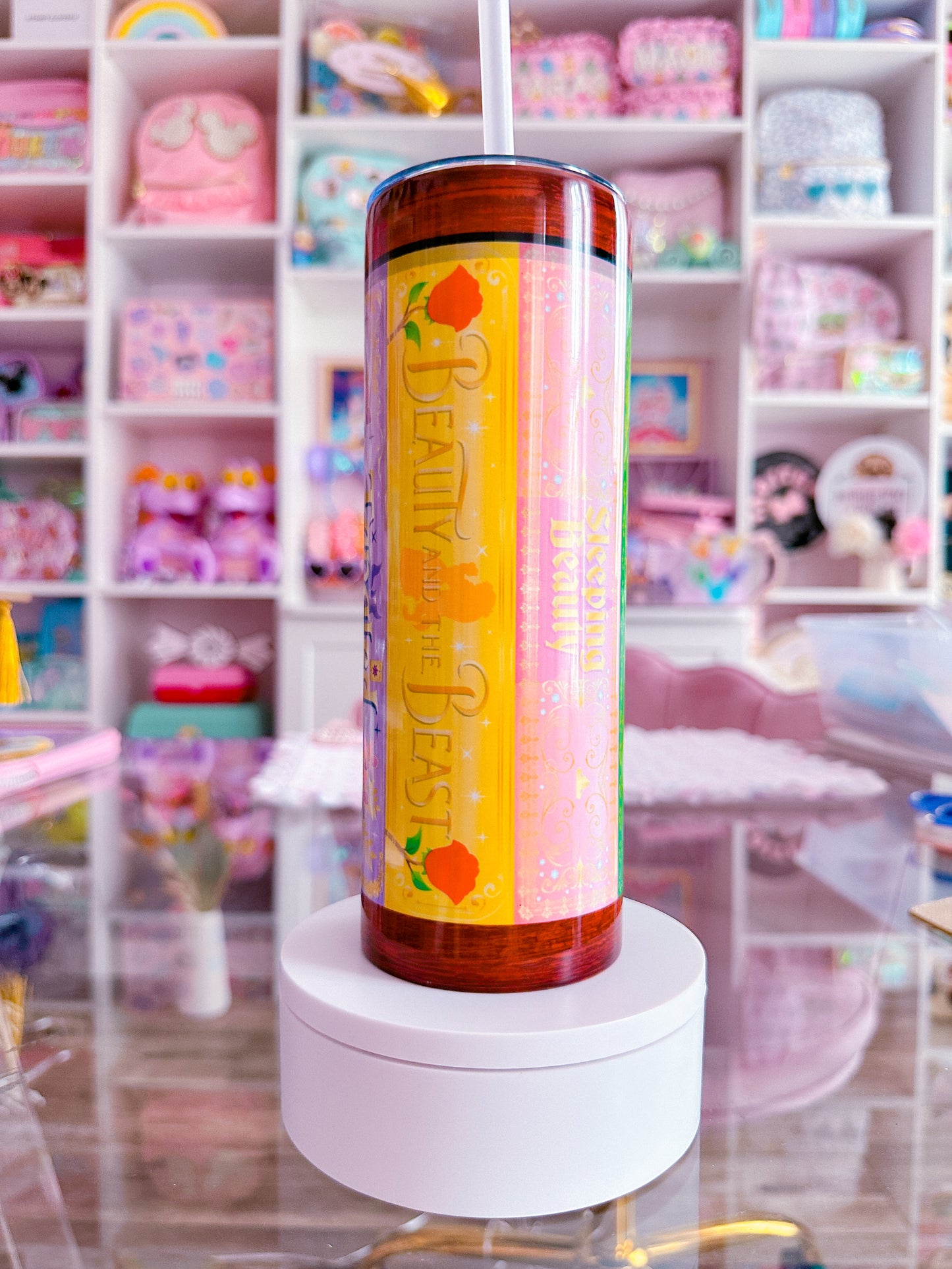 20oz Stainless Steel Skinny Tumbler FULL WRAP - Storybook Covers VOL 1. & VOL. 2