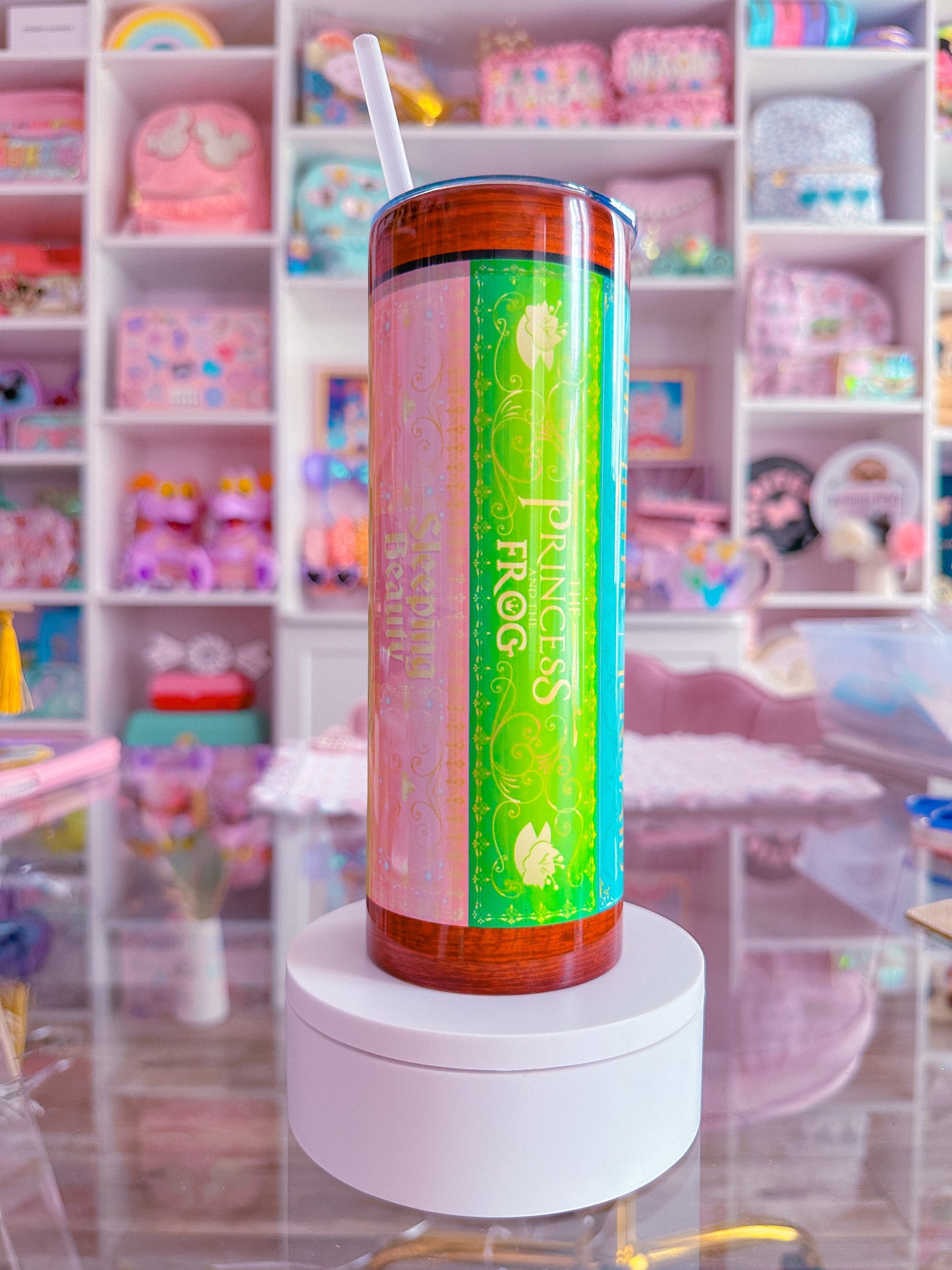 20oz Stainless Steel Skinny Tumbler FULL WRAP - Storybook Covers VOL 1. & VOL. 2