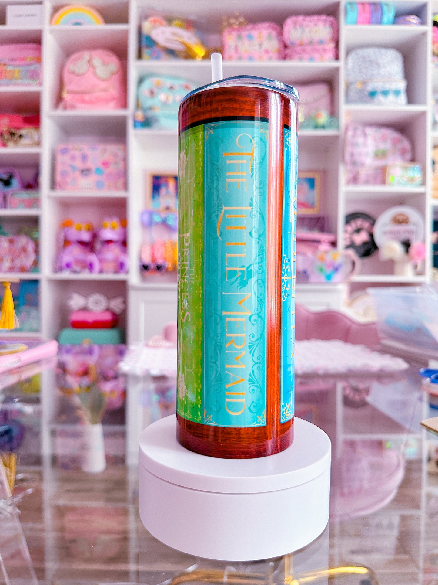 20oz Stainless Steel Skinny Tumbler FULL WRAP - Storybook Covers VOL 1. & VOL. 2