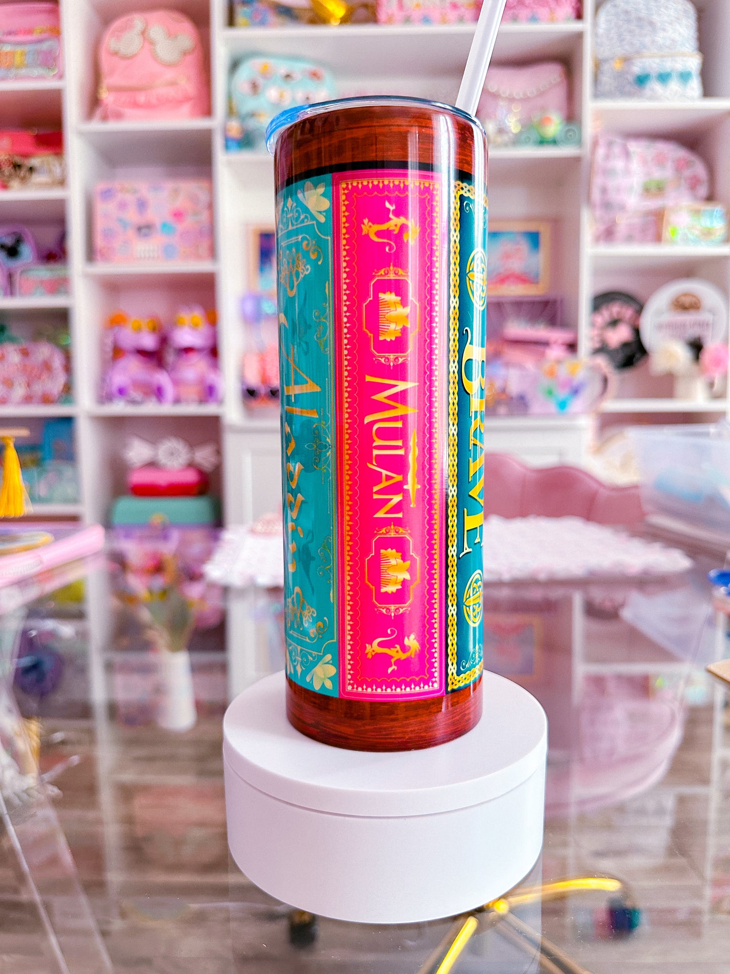 20oz Stainless Steel Skinny Tumbler FULL WRAP - Storybook Covers VOL 1. & VOL. 2