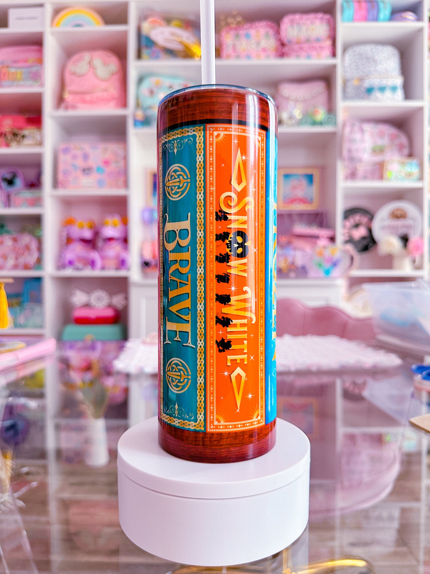 20oz Stainless Steel Skinny Tumbler FULL WRAP - Storybook Covers VOL 1. & VOL. 2