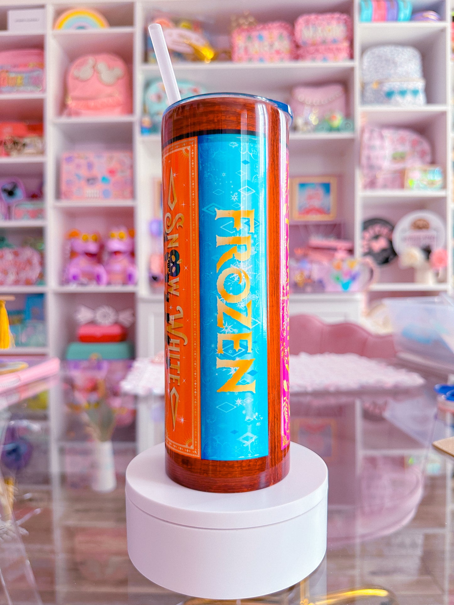 20oz Stainless Steel Skinny Tumbler FULL WRAP - Storybook Covers VOL 1. & VOL. 2