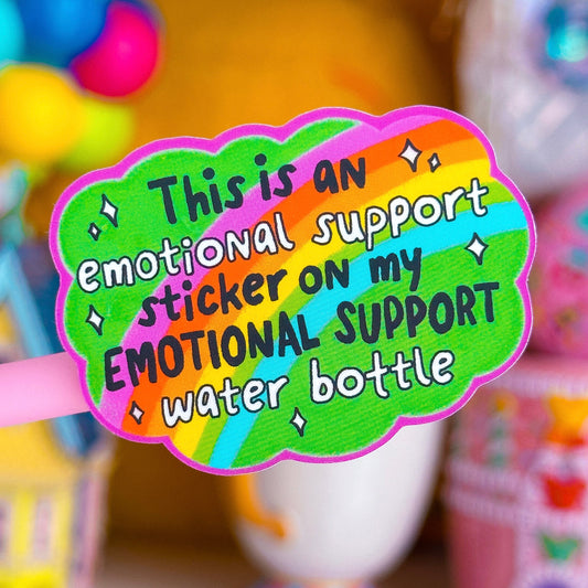 Waterproof Sticker - Emotional Support Sticker