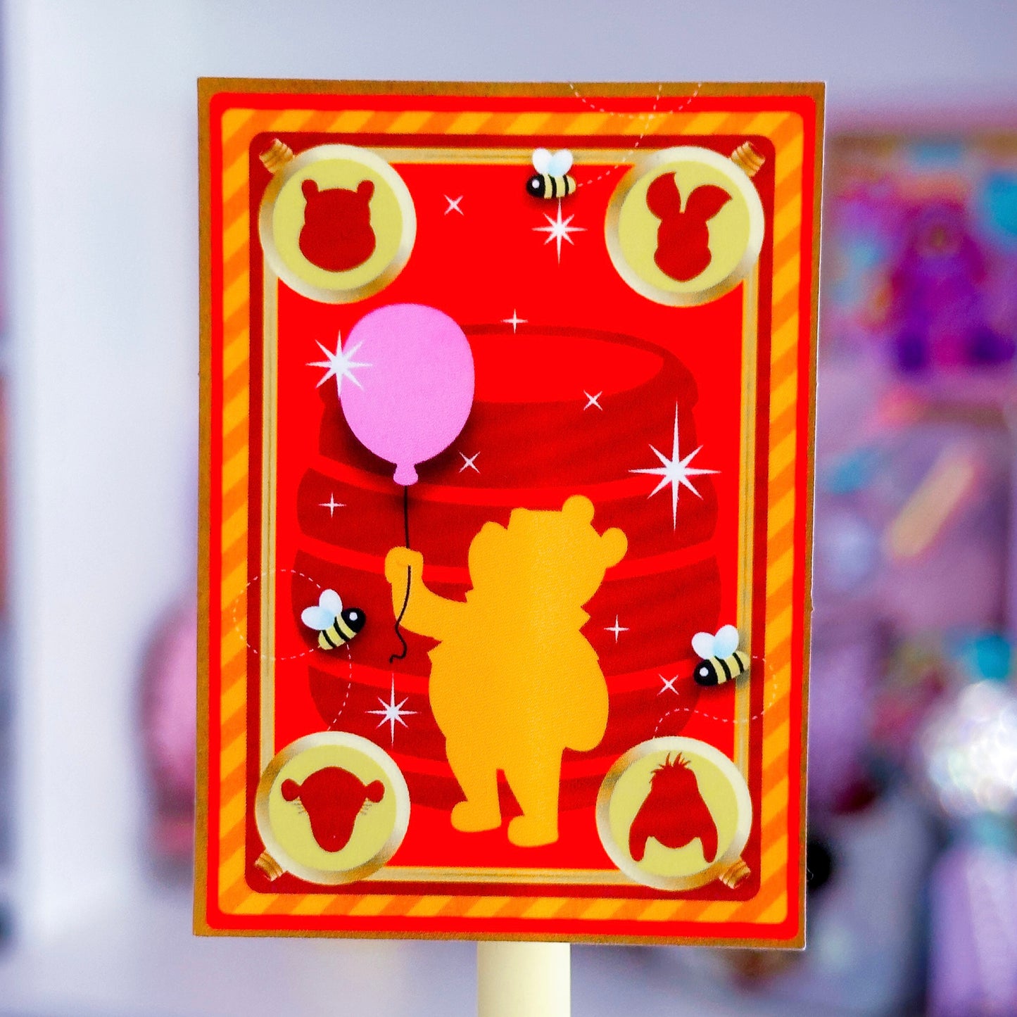 Waterproof Sticker - (Pooh) Book Cover