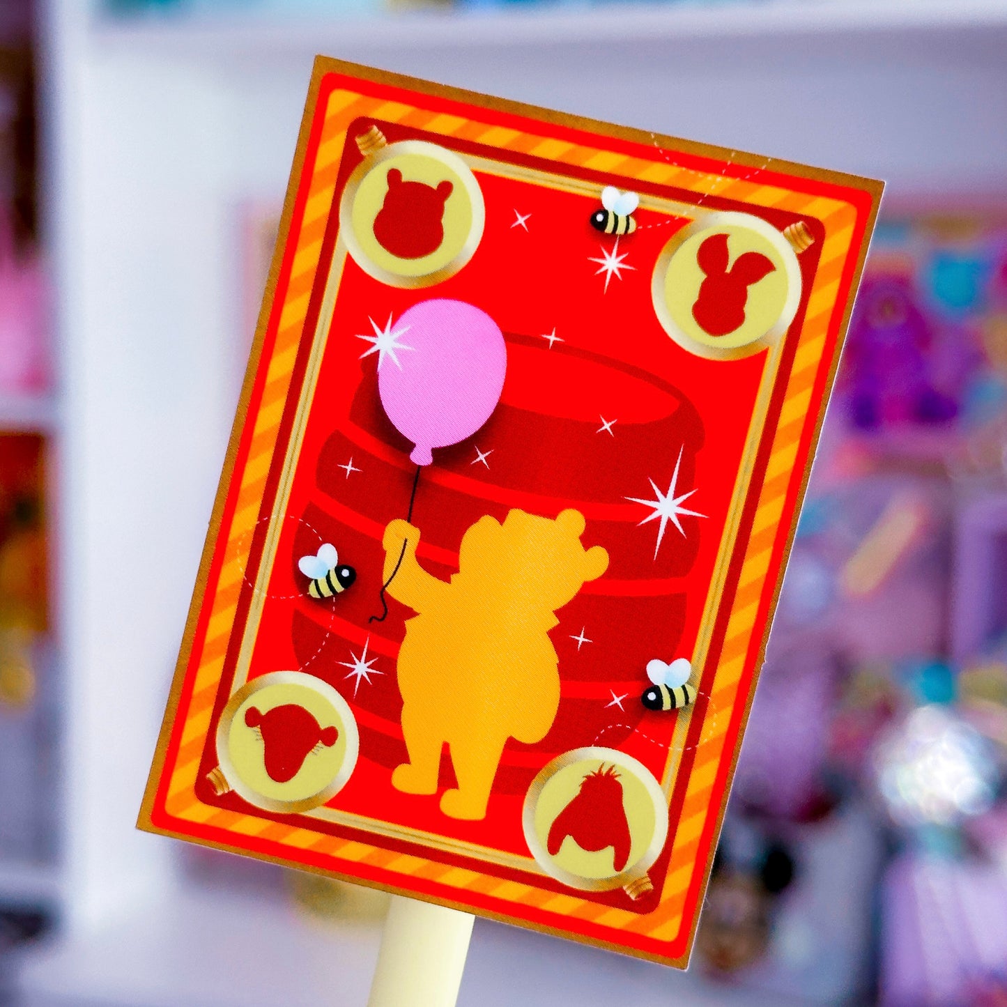 Waterproof Sticker - (Pooh) Book Cover