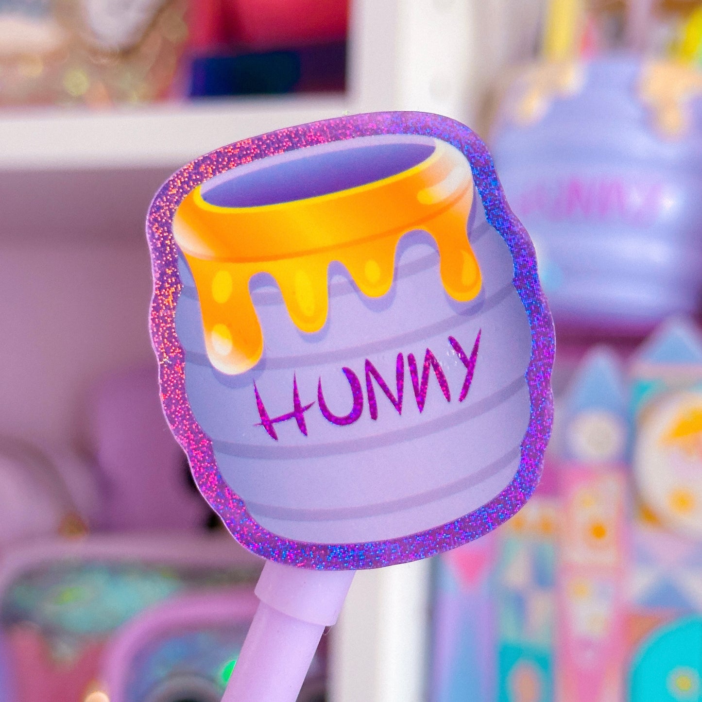 Waterproof Sticker - (Pooh) Hunny Pot