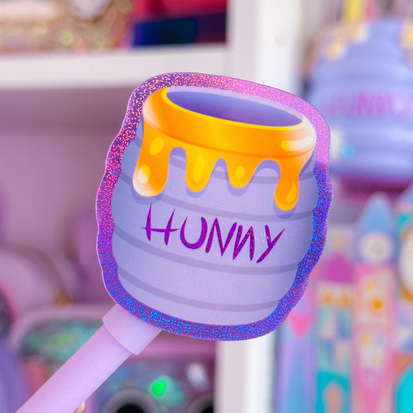 Waterproof Sticker - (Pooh) Hunny Pot