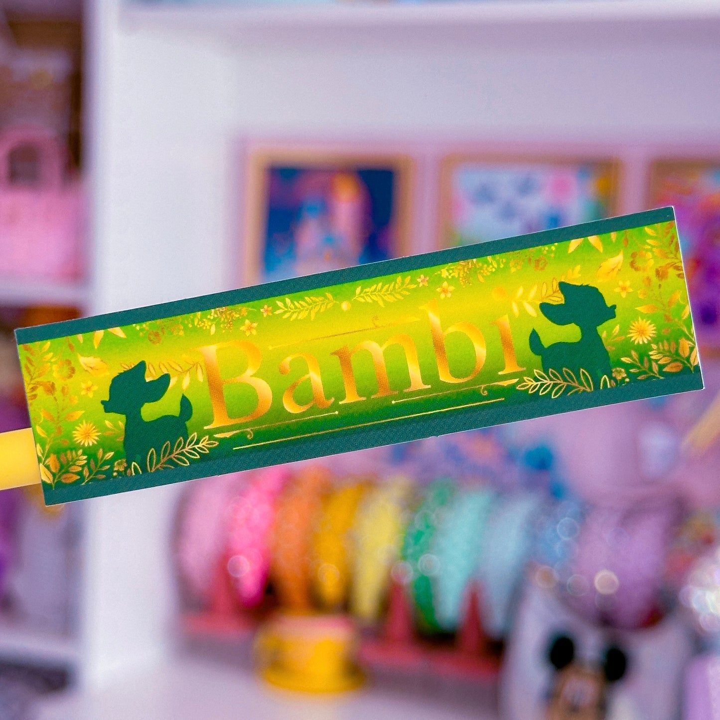 Waterproof Sticker - (Bambi) Book Spine