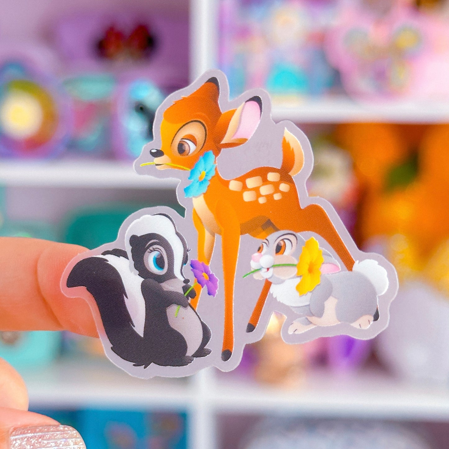 Waterproof Sticker - (Bambi) Woodland Friends