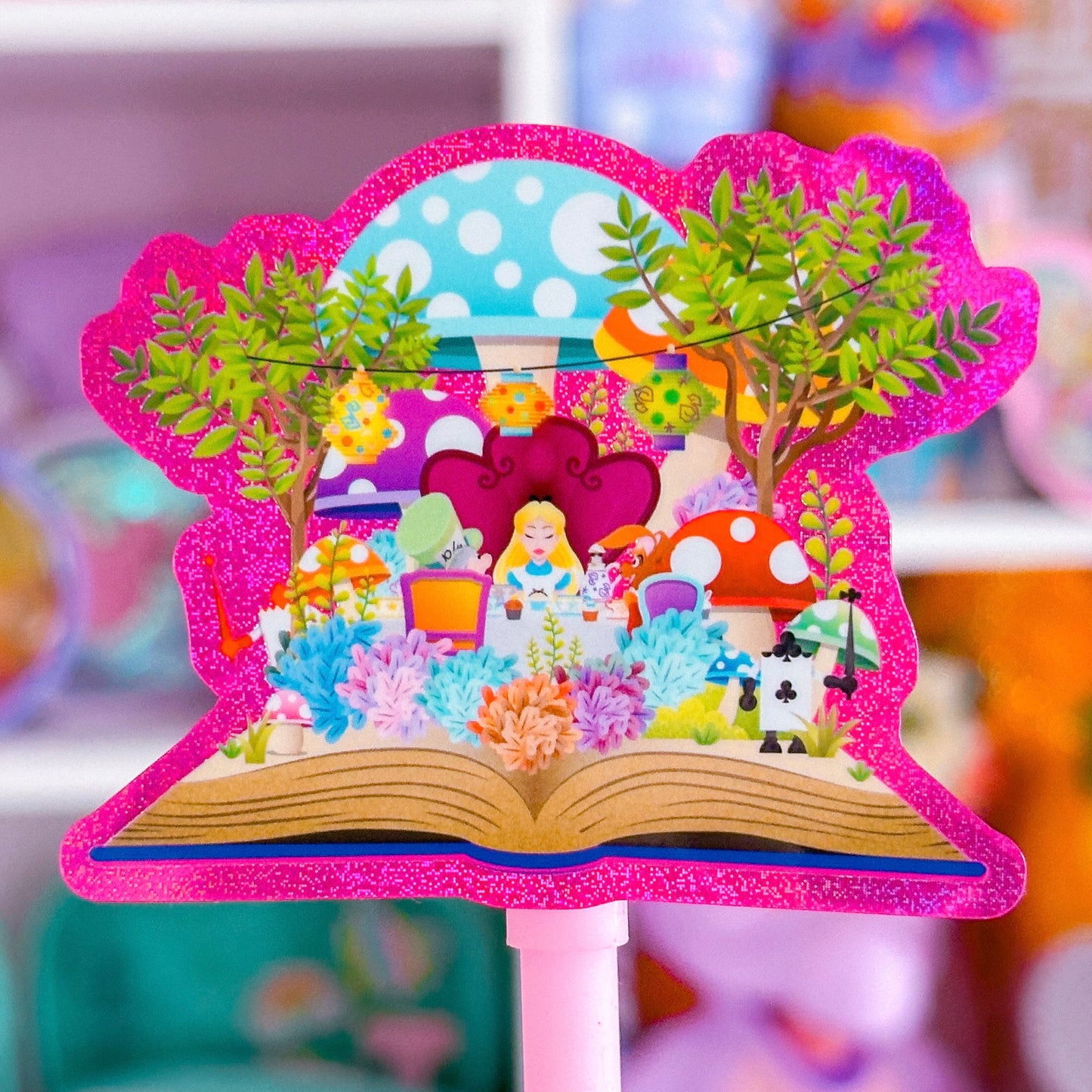 Waterproof Sticker - (Alice In Wonderland) Storybook