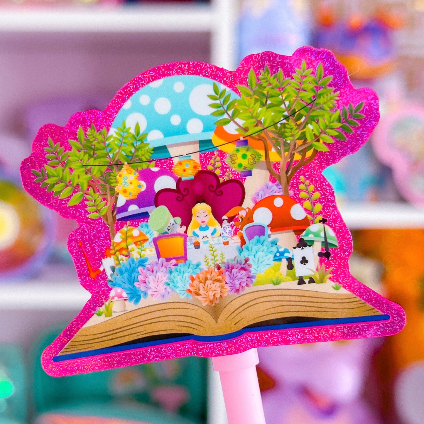 Waterproof Sticker - (Alice In Wonderland) Storybook