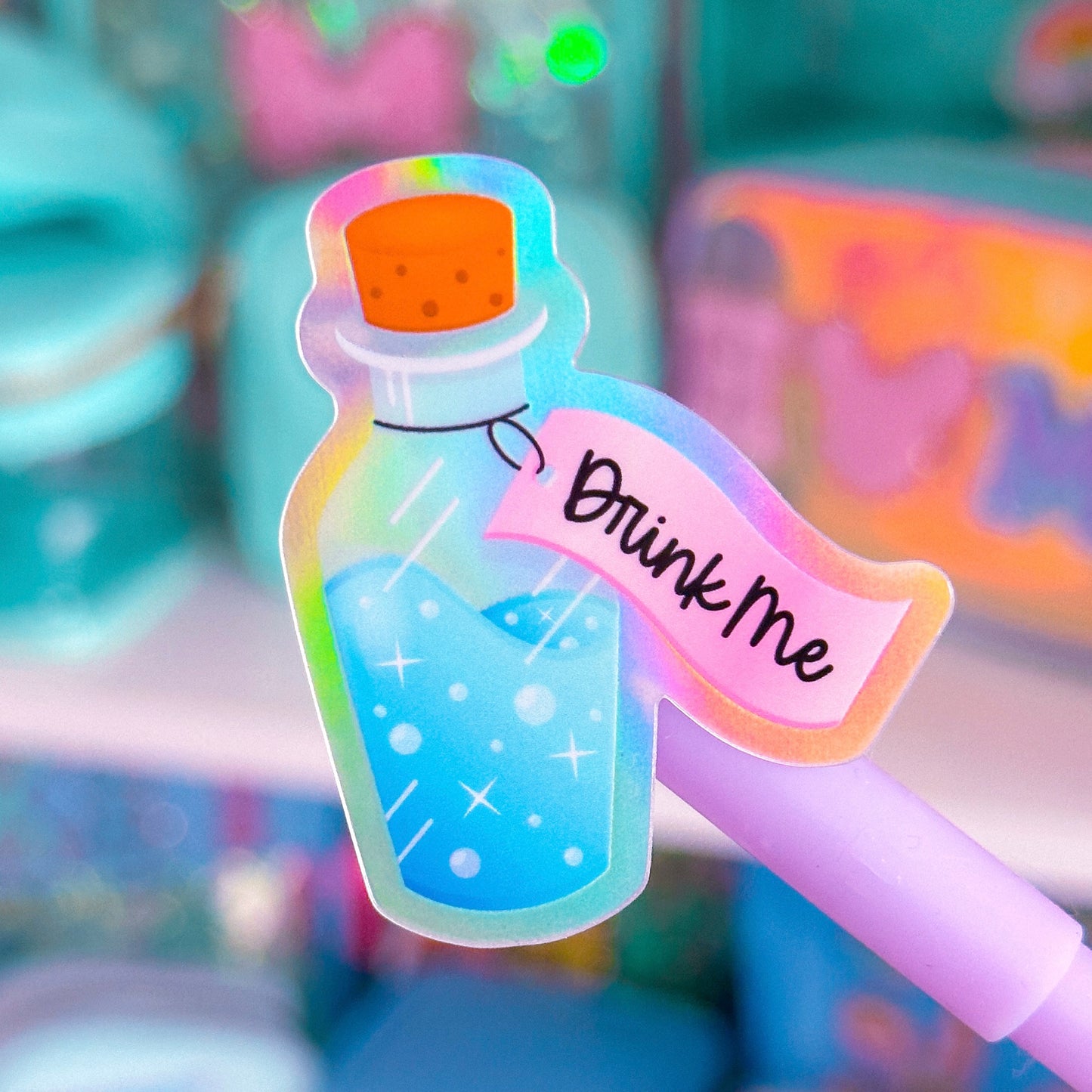 Waterproof Sticker - (Alice In Wonderland) Drink Me