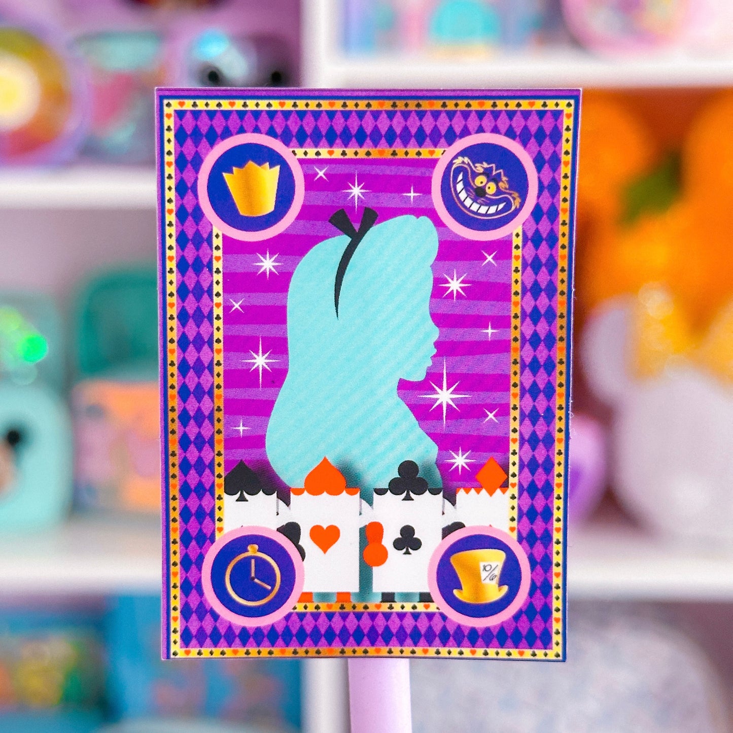 Waterproof Sticker - (Alice In Wonderland) Book Cover
