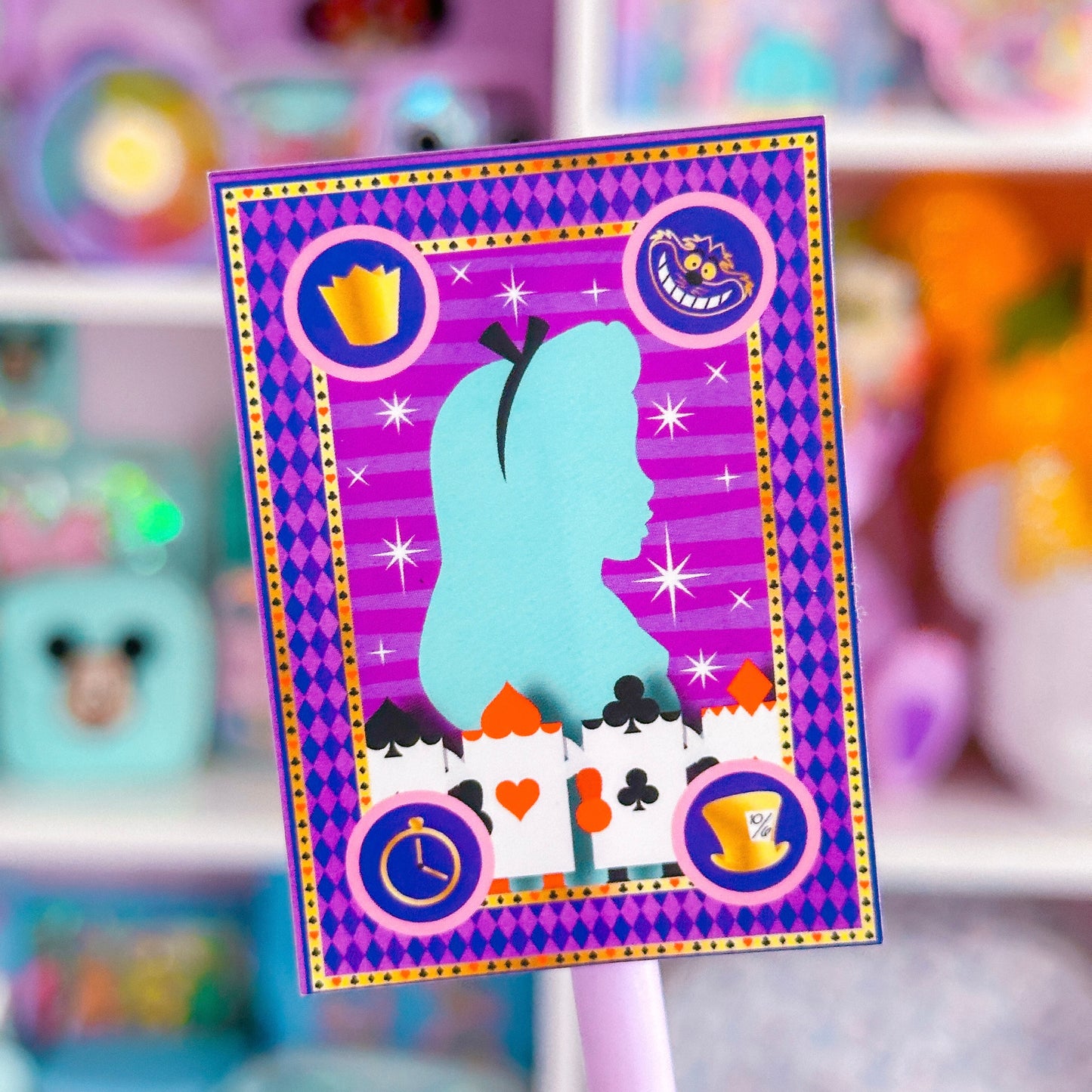 Waterproof Sticker - (Alice In Wonderland) Book Cover