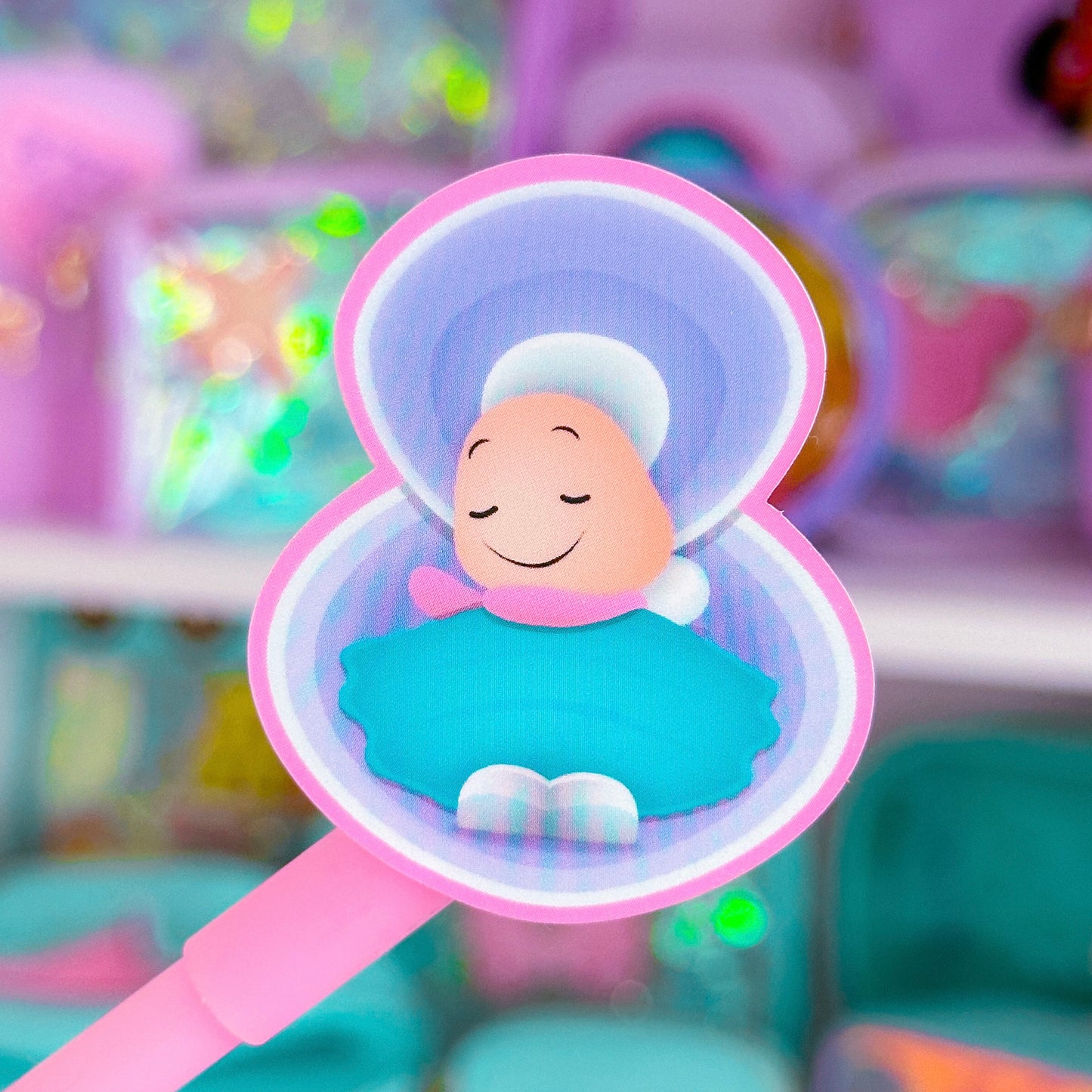 Waterproof Sticker - (Alice In Wonderland) Oyster Sleeping