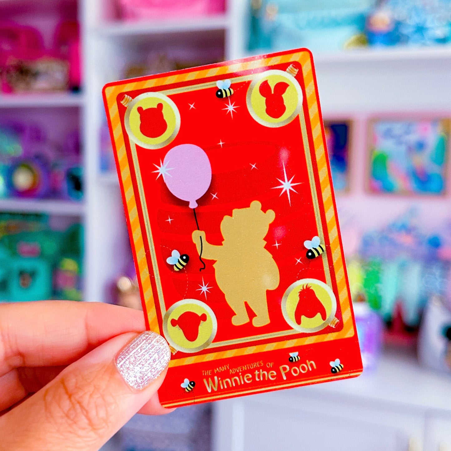 Metal Washi Card - Storybook Cover (Pooh)