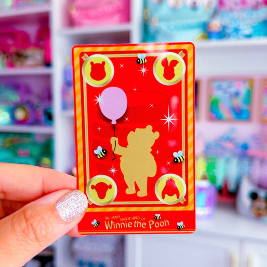 Metal Washi Card - Storybook Cover (Pooh)