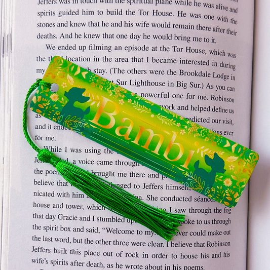 Metal Bookmark - Storybook Book Spine (Bambi)