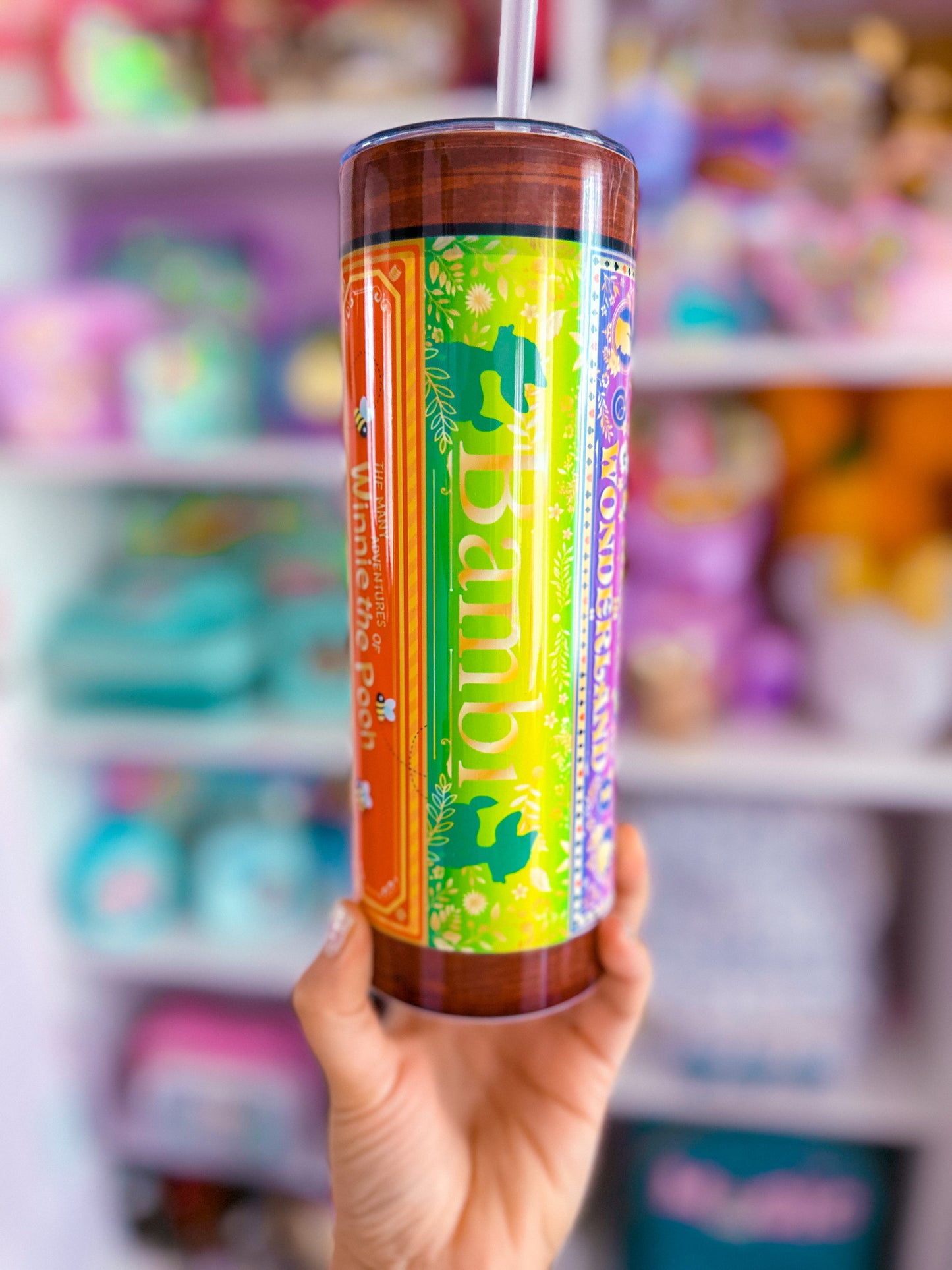 20oz Stainless Steel Skinny Tumbler FULL WRAP - CLASSIC Storybook Covers VOL 1. & VOL. 2