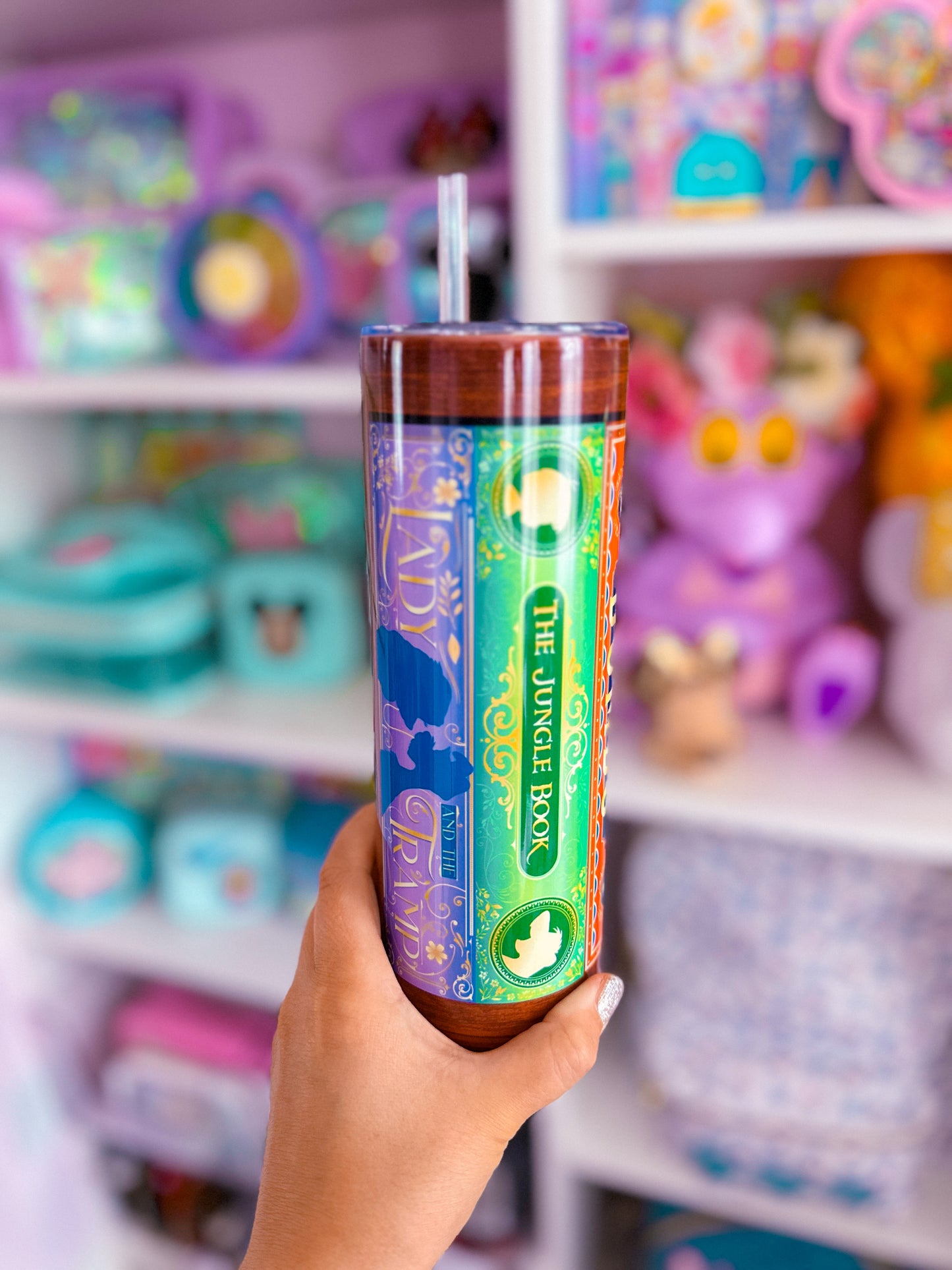 20oz Stainless Steel Skinny Tumbler FULL WRAP - CLASSIC Storybook Covers VOL 1. & VOL. 2