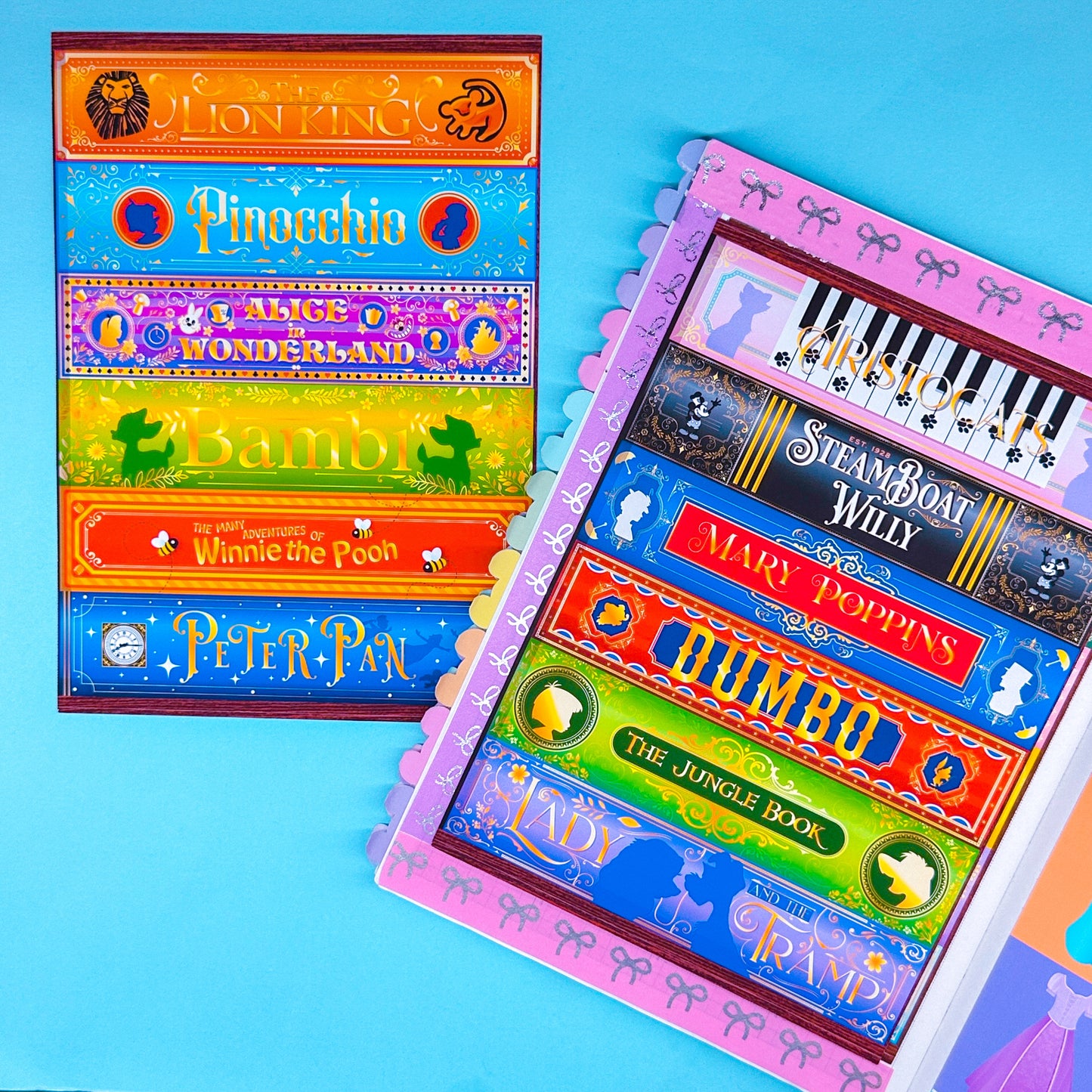 20oz Stainless Steel Skinny Tumbler FULL WRAP - CLASSIC Storybook Covers VOL 1. & VOL. 2