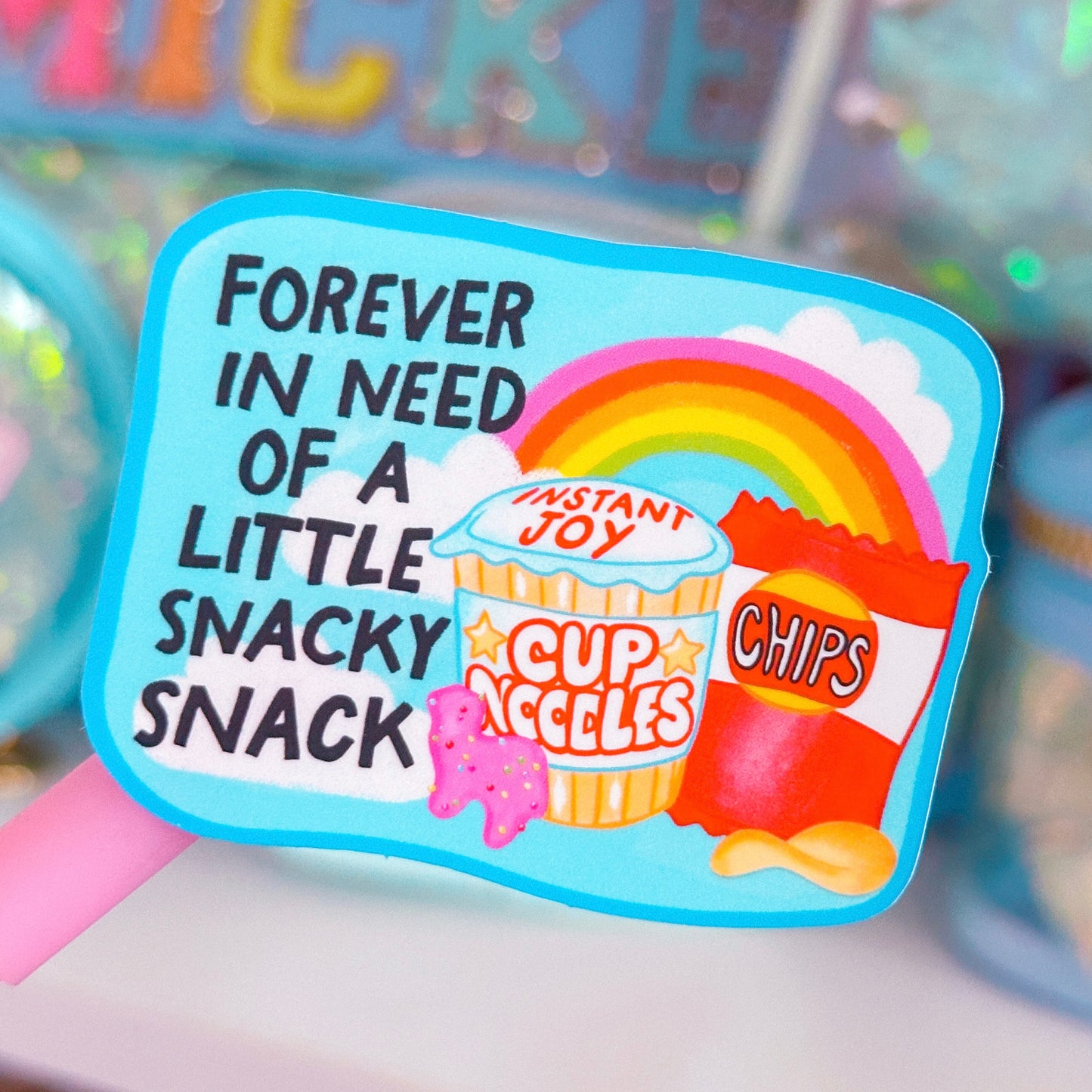Waterproof Sticker - Snacky SNACK