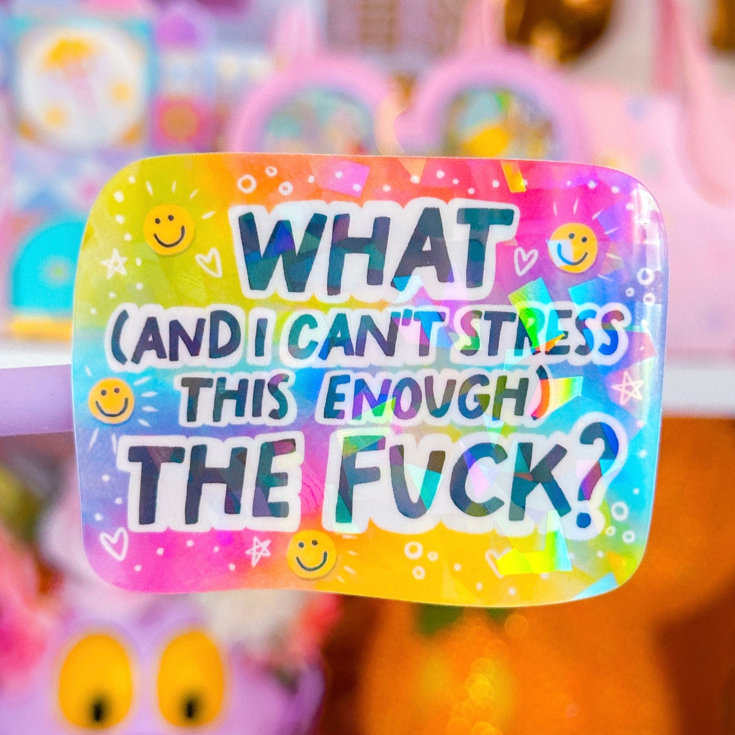Waterproof Sticker - What The Actual F*ck